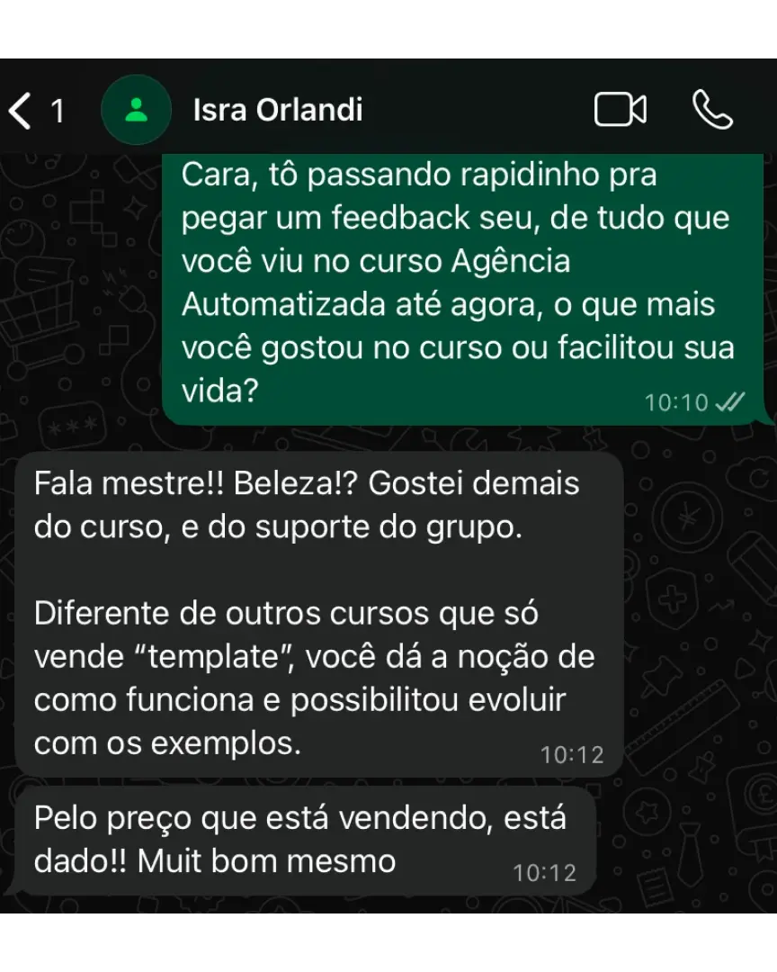 Depoimento Isla
