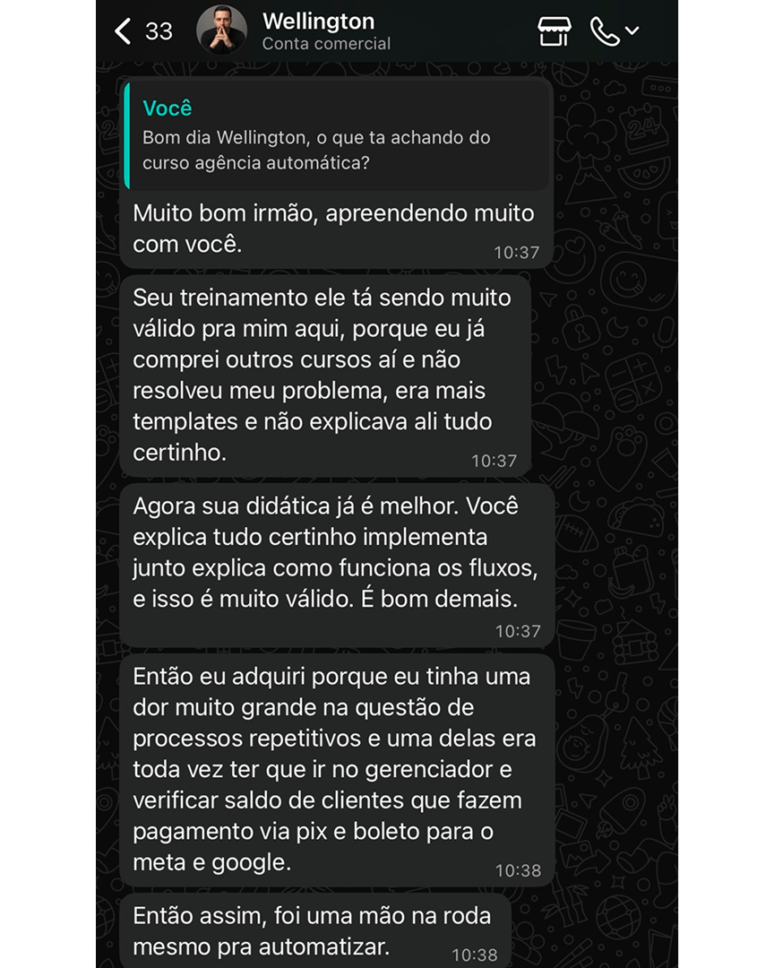 Depoimento Wellington